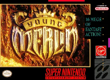 Young Merlin (USA) box cover front